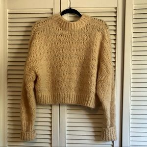 Wilfred Alpaca Crop sweater size medium